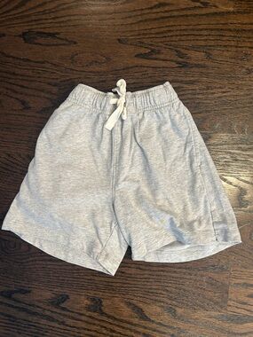Nordstrom Light Gray Kids Drawstring Lounge Shorts